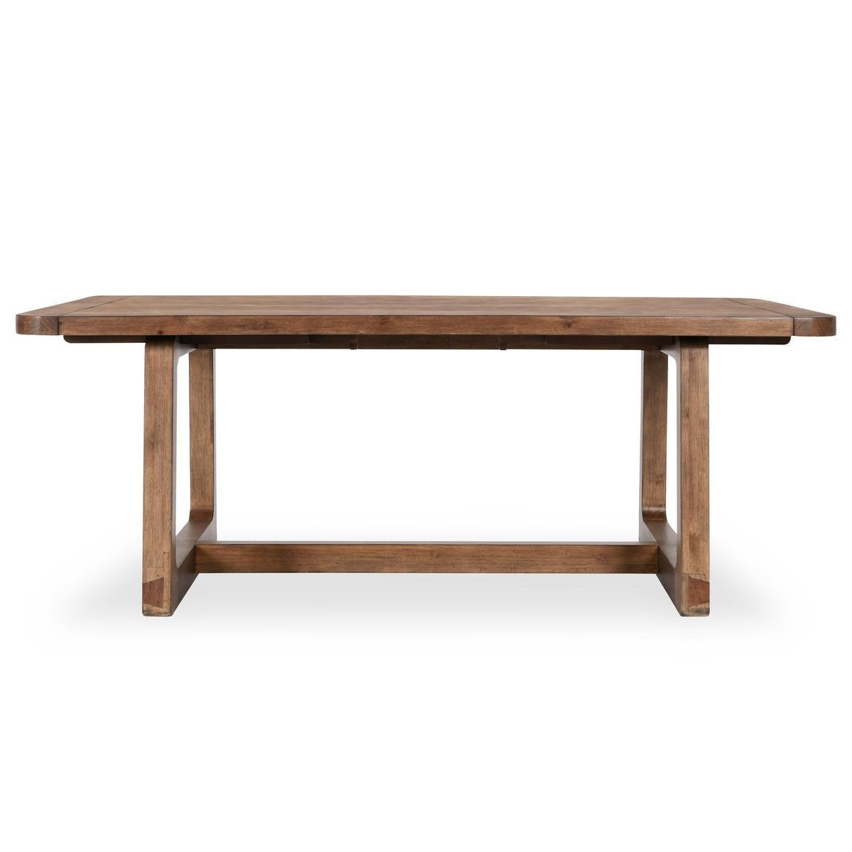 Smoke Brown Reclaimed Pine Wood Dining Table Lyra Extendable Dining Table Collection