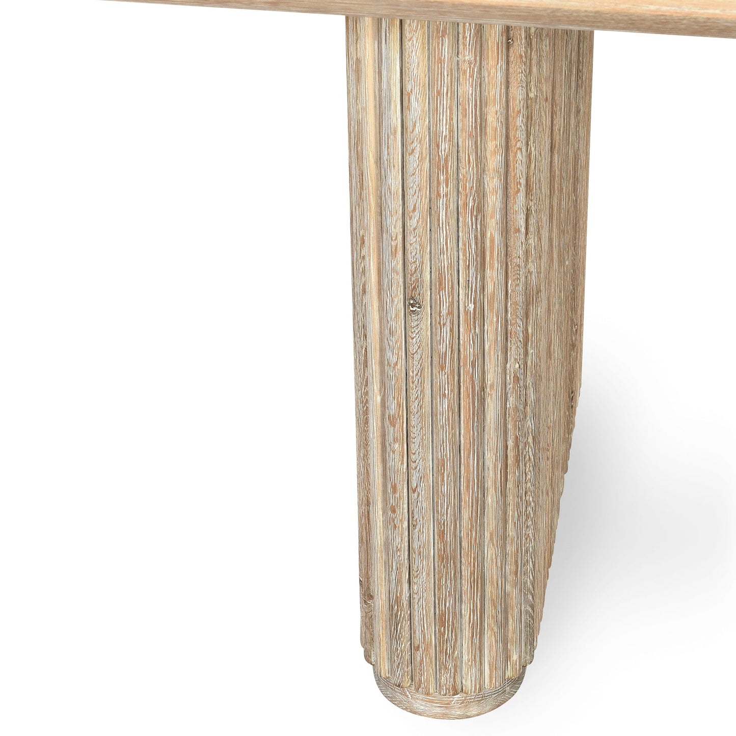 Cream Washed Oak Veneer Dining Table Vander Dining Table Collection