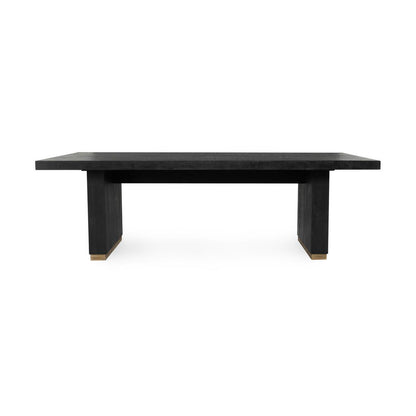 Carbon Black Reclaimed Pine Dining Table Lynx Dining Table Collection