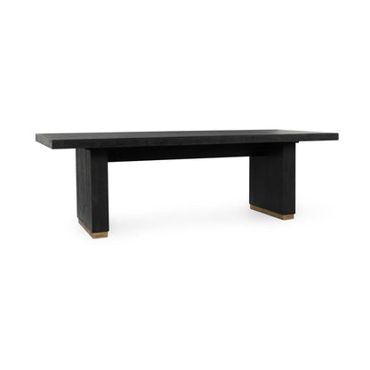Carbon Black Reclaimed Pine Dining Table Lynx Dining Table Collection