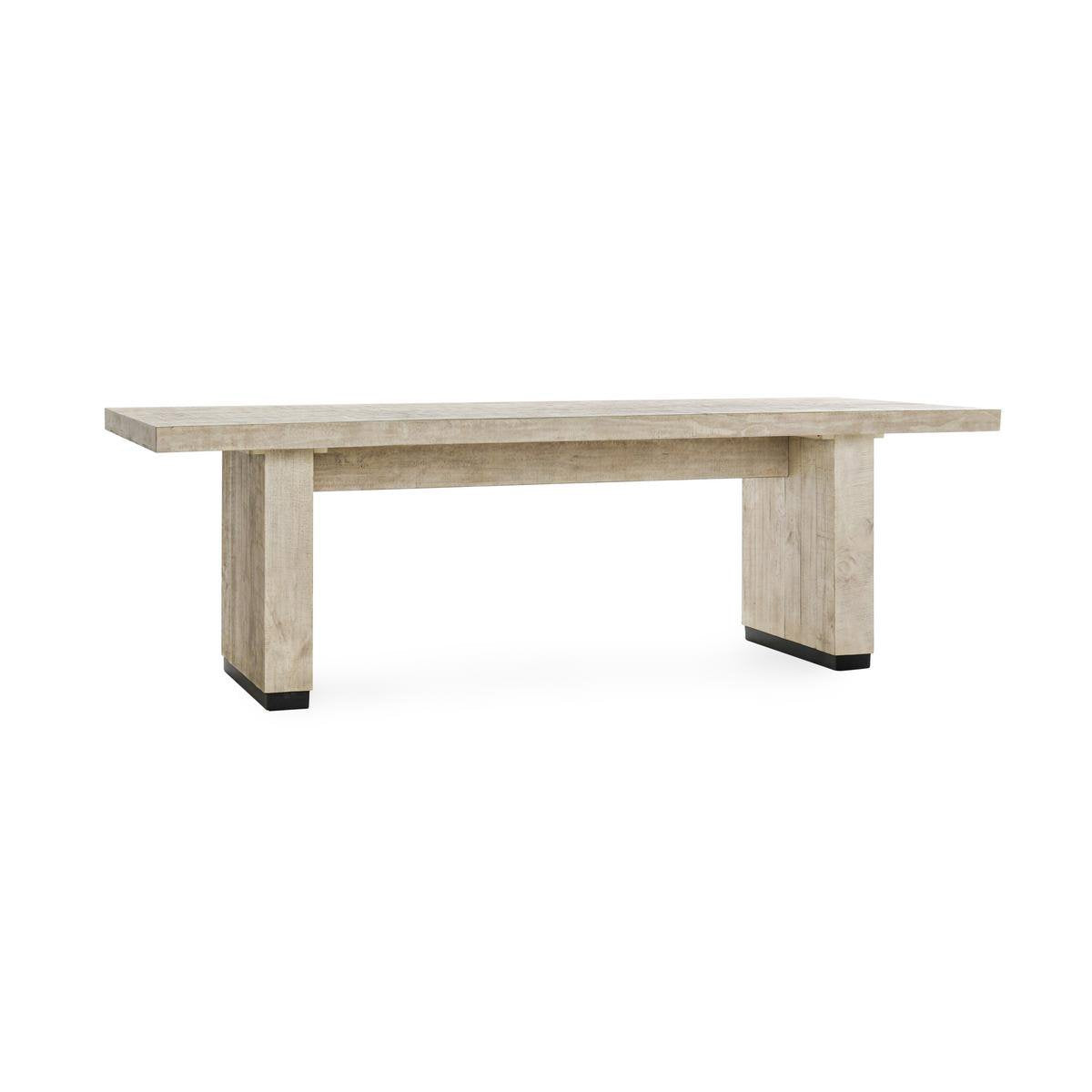Antique White Reclaimed Pine Dining Table Lynx Dining Table Collection