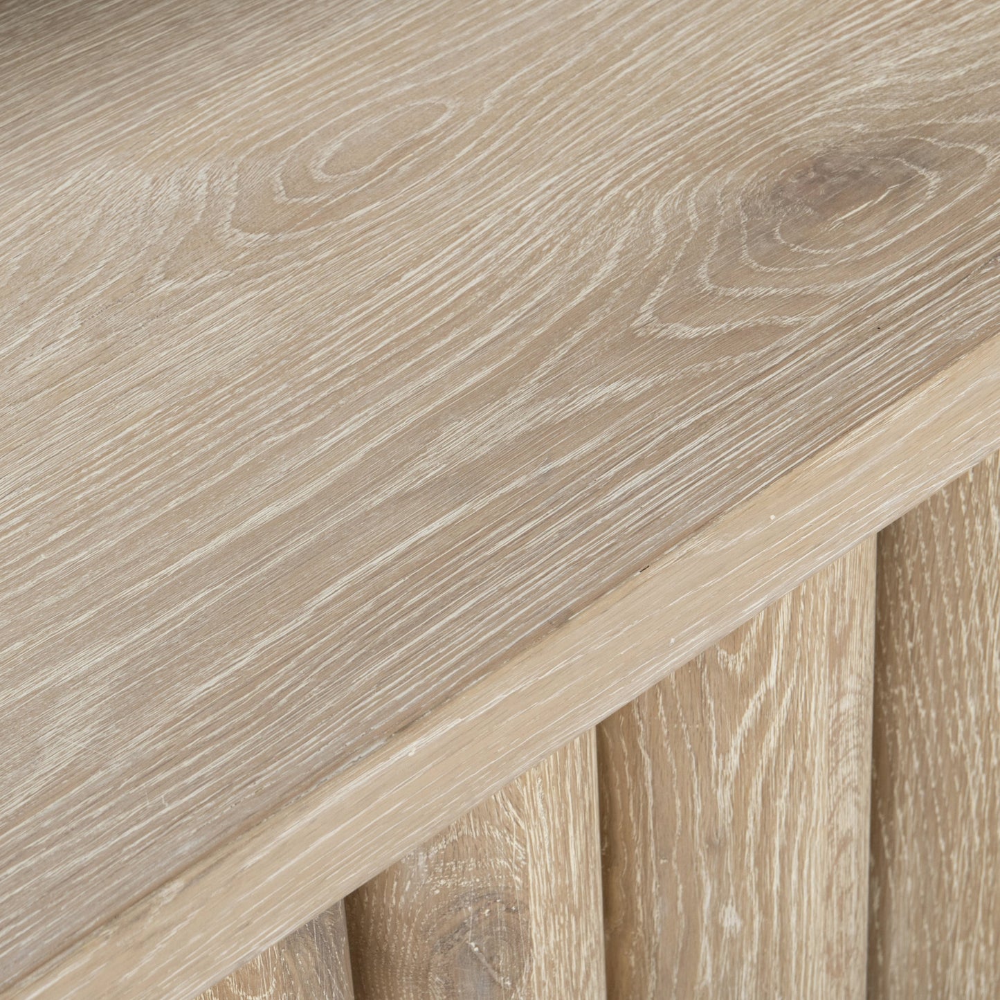 Cream Washed Oak Veneer Console Table Tiber Console Table Collection