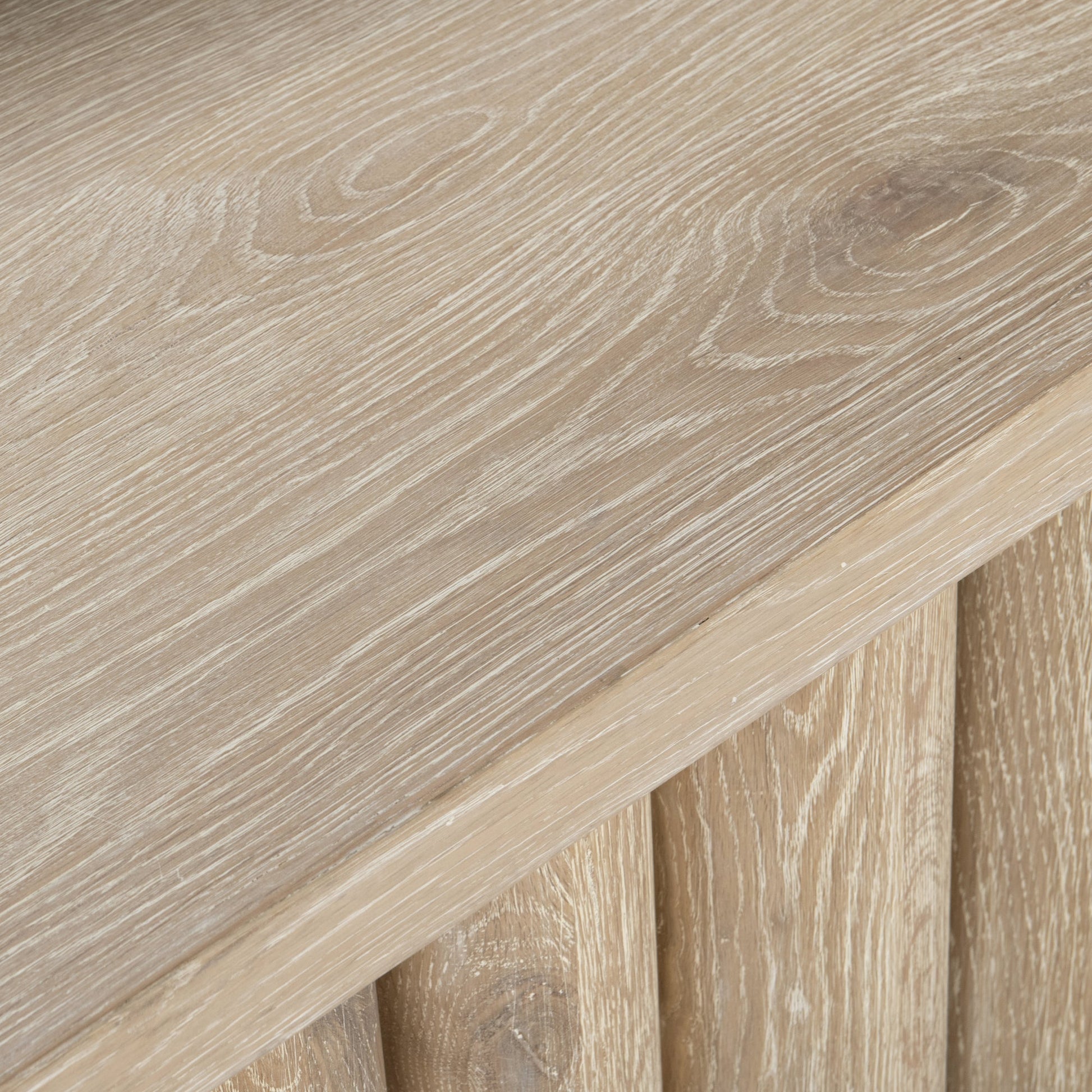 Cream Washed Oak Veneer Console Table Tiber Console Table Collection
