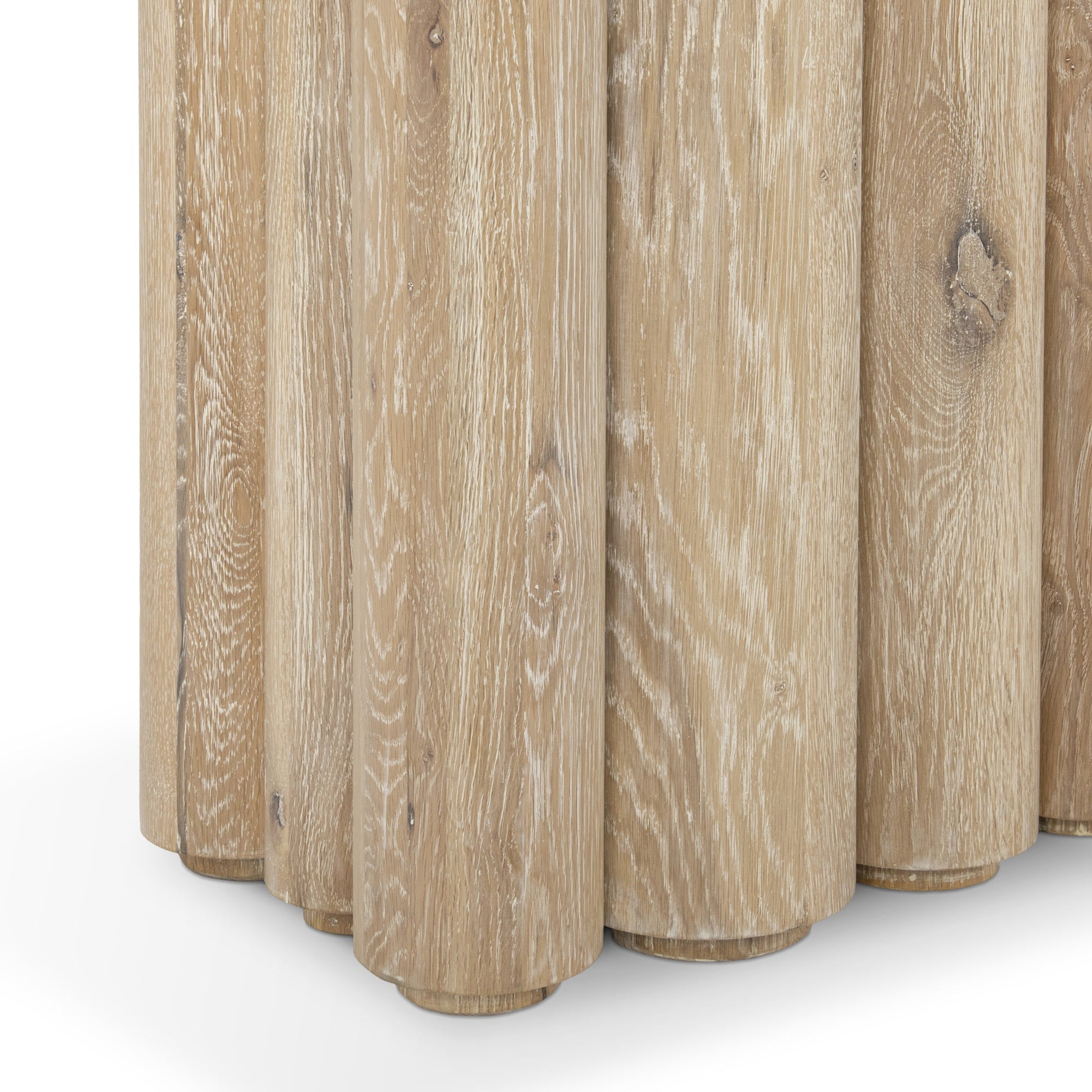 Cream Washed Oak Veneer Console Table Tiber Console Table Collection