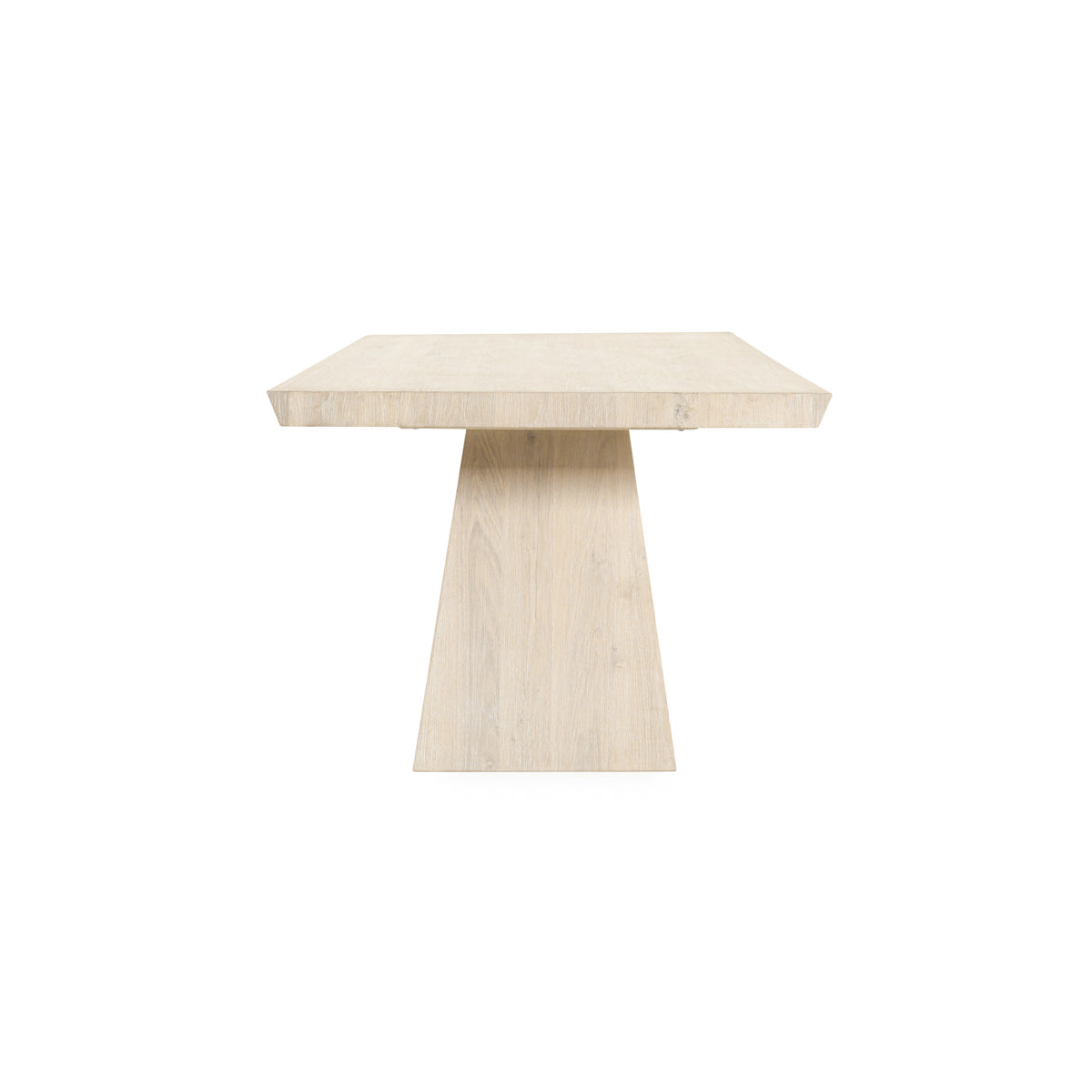Cream Washed Oak Veneer Dining Table Sanford Dining Table Collection