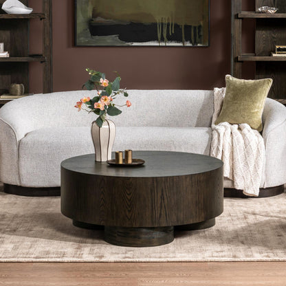 Coffee Brown Oak Veneer Coffee Table Runa Coffee Table Collection