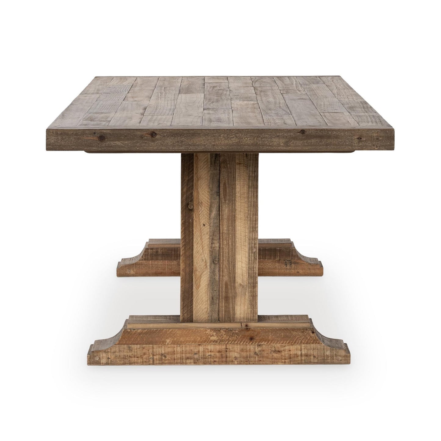 Natural Pine Reclaimed Pine Dining Table Dita Dining Table Collection