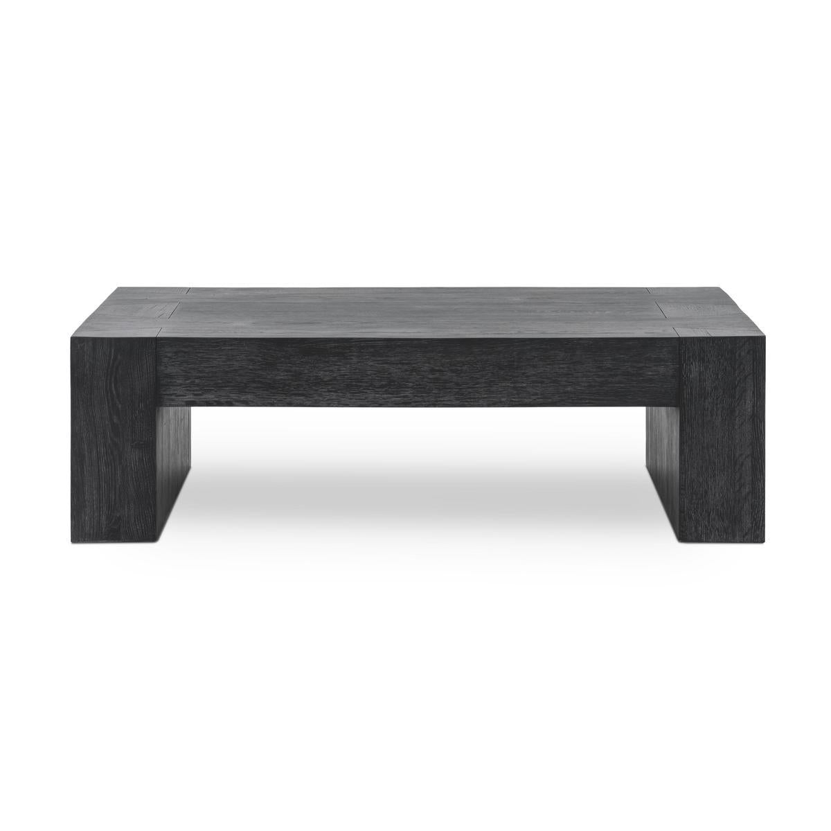 Aged Black Reclaimed Oak Coffee Table Bristol Coffee Table Collection