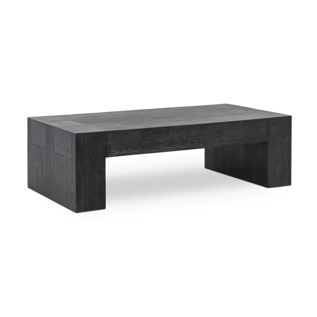 Aged Black Reclaimed Oak Coffee Table Bristol Coffee Table Collection