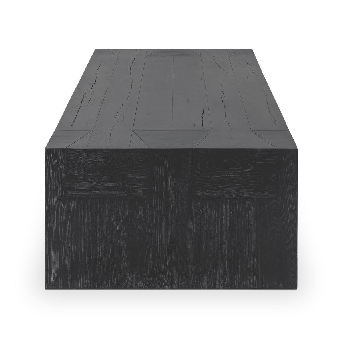 Aged Black Reclaimed Oak Coffee Table Bristol Coffee Table Collection