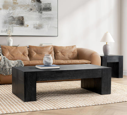 Aged Black Reclaimed Oak Coffee Table Bristol Coffee Table Collection