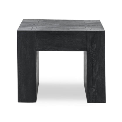 Aged Black Reclaimed Oak Accent & End Table Bristol End Table Collection