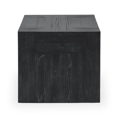 Aged Black Reclaimed Oak Accent & End Table Bristol End Table Collection