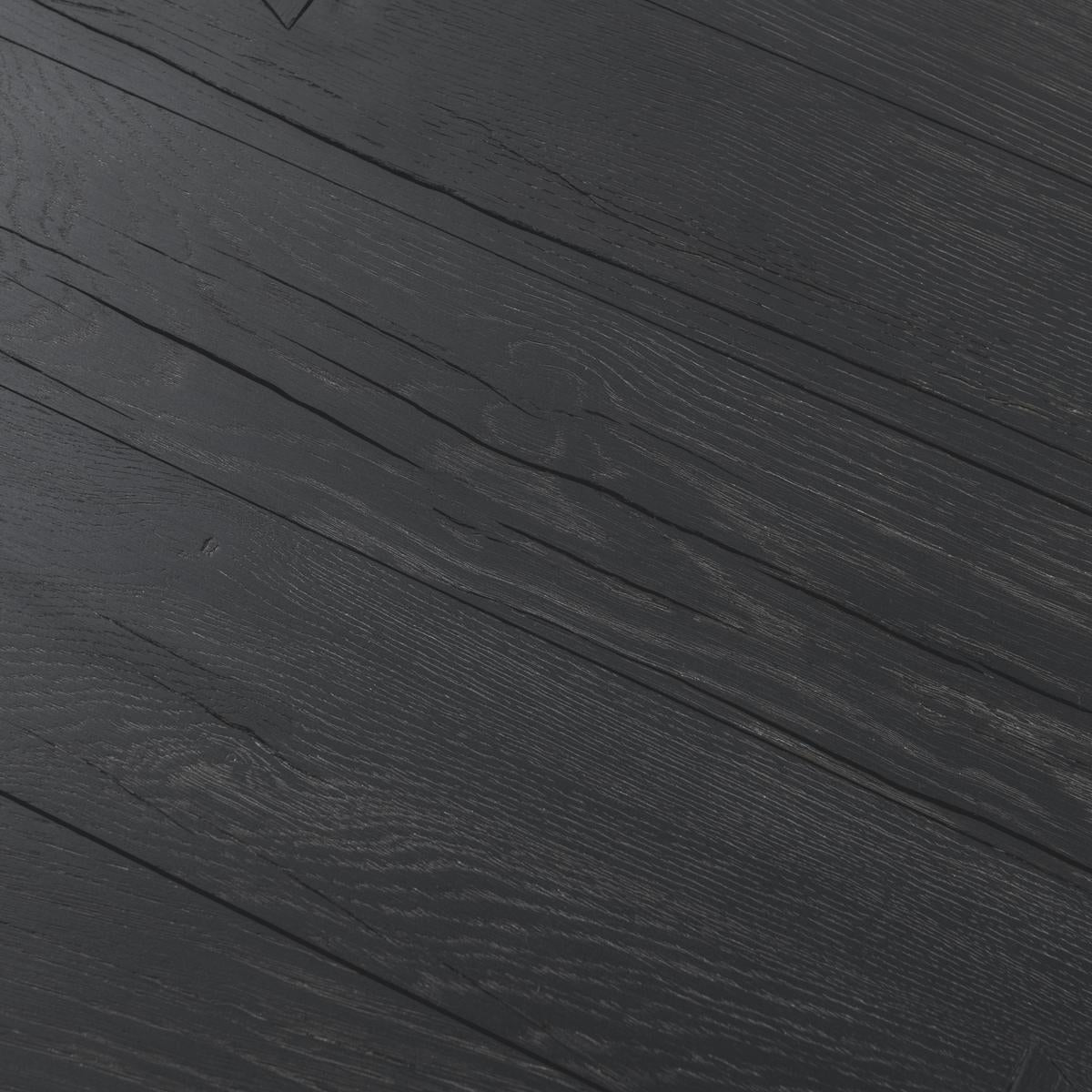 Aged Black Reclaimed Oak Accent & End Table Bristol End Table Collection