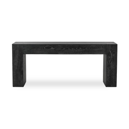 Aged Black Reclaimed Oak Console Table Bristol Console Table Collection