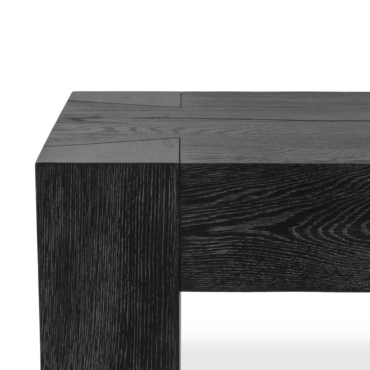 Aged Black Reclaimed Oak Console Table Bristol Console Table Collection