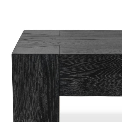 Aged Black Reclaimed Oak Console Table Bristol Console Table Collection