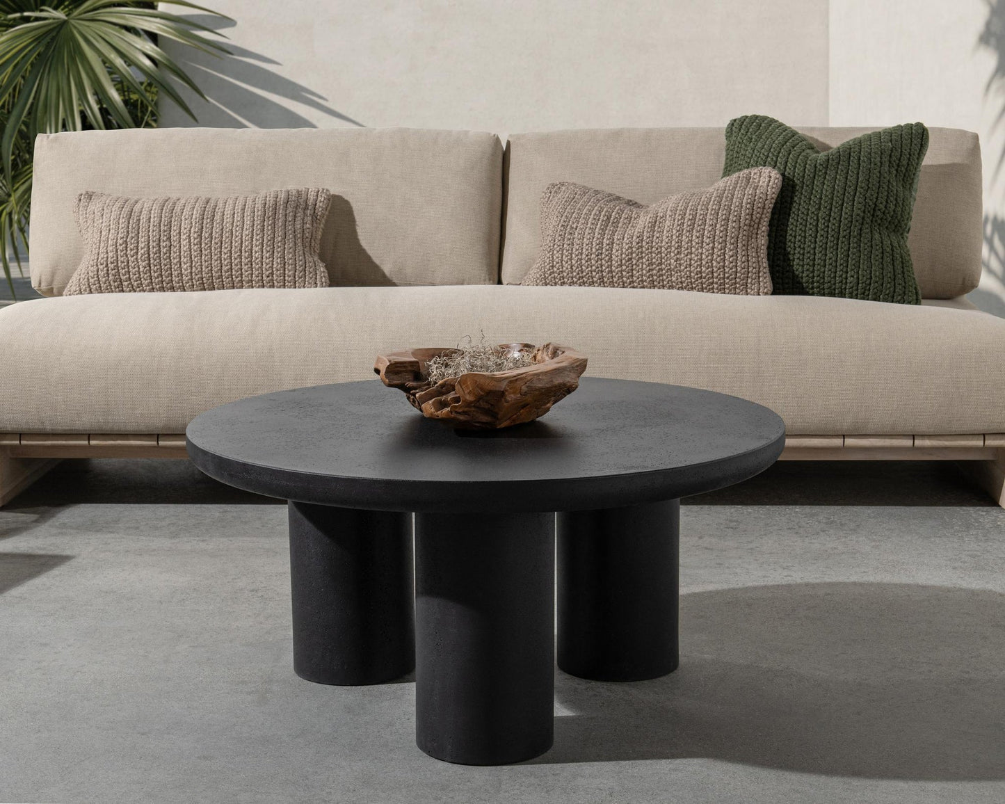 Anzio Outdoor Coffee Table Black