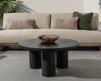 Anzio Outdoor Coffee Table Black