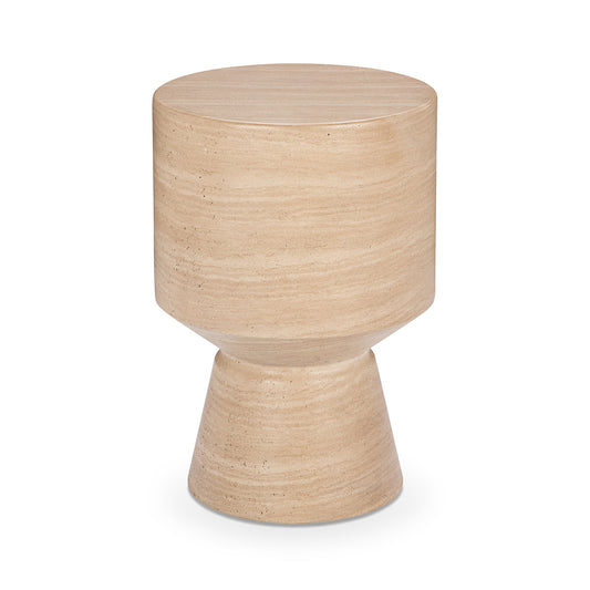 Beige Outdoor Accent & End Table Terrace Outdoor Accent Table Collection