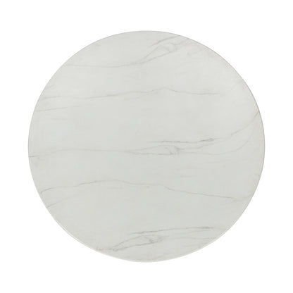 Snowdrift White/Black Outdoor Dining Table Caspia Outdoor Dining Table Collection
