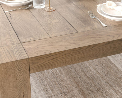 Cafe Brown Reclaimed Oak Dining Table Gilcrest Dining Table Collection