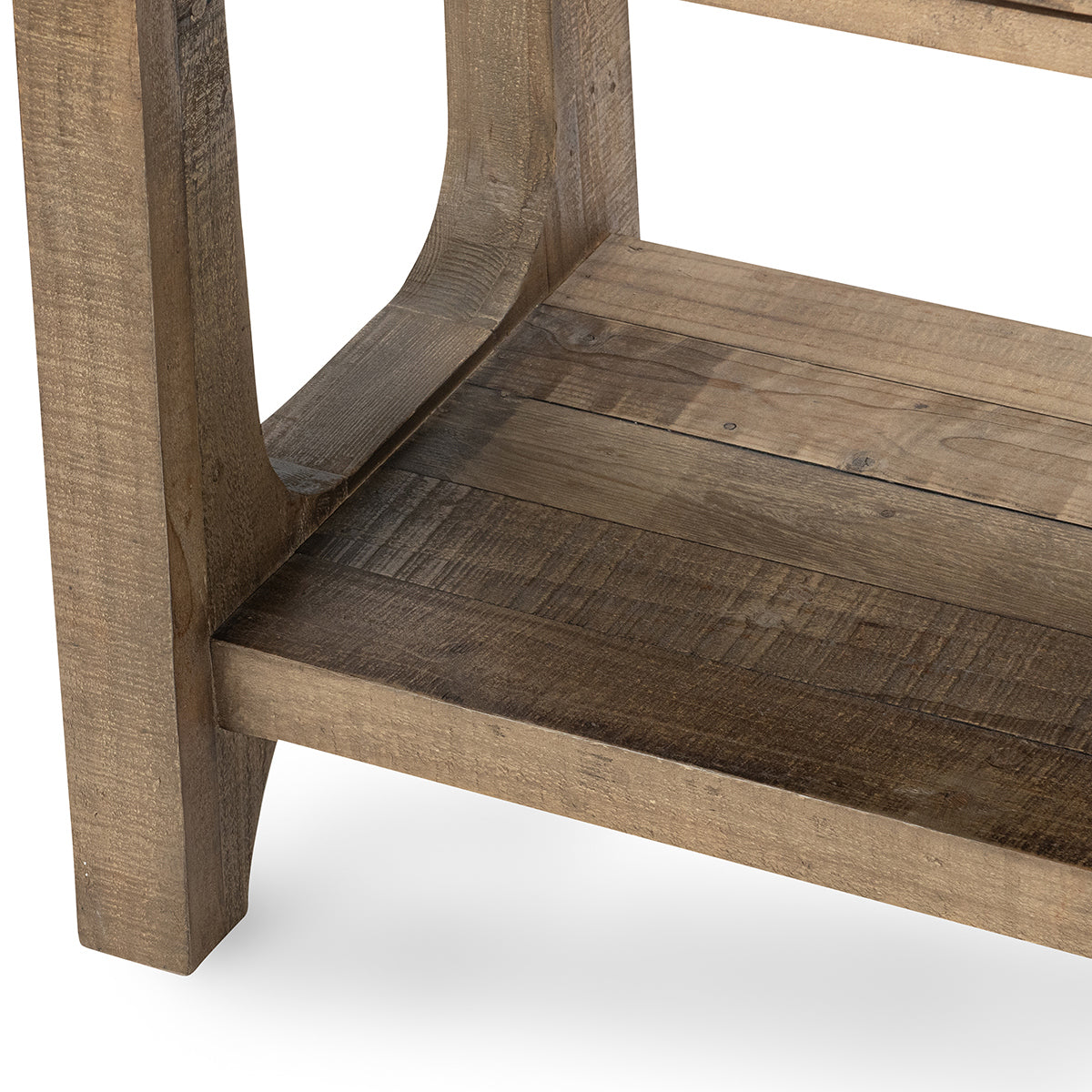 Natural Pine Reclaimed Pine Console Table Talladega Five-Drawer Console Table Collection