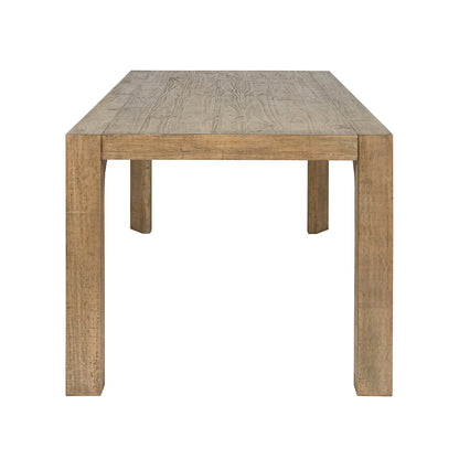 Warm Natural Reclaimed Pine Dining Table Crest Dining Table Collection
