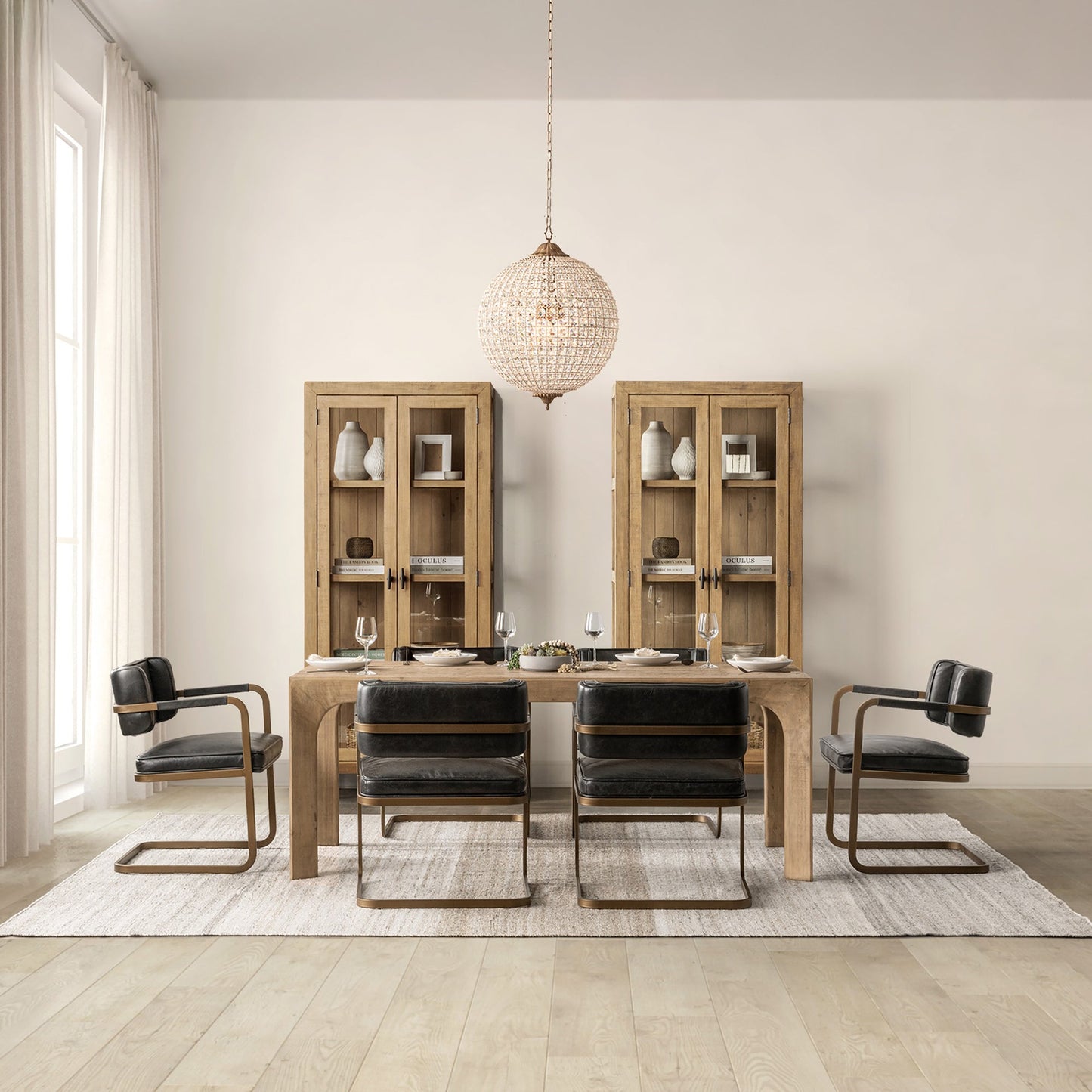 Warm Natural Reclaimed Pine Dining Table Crest Dining Table Collection