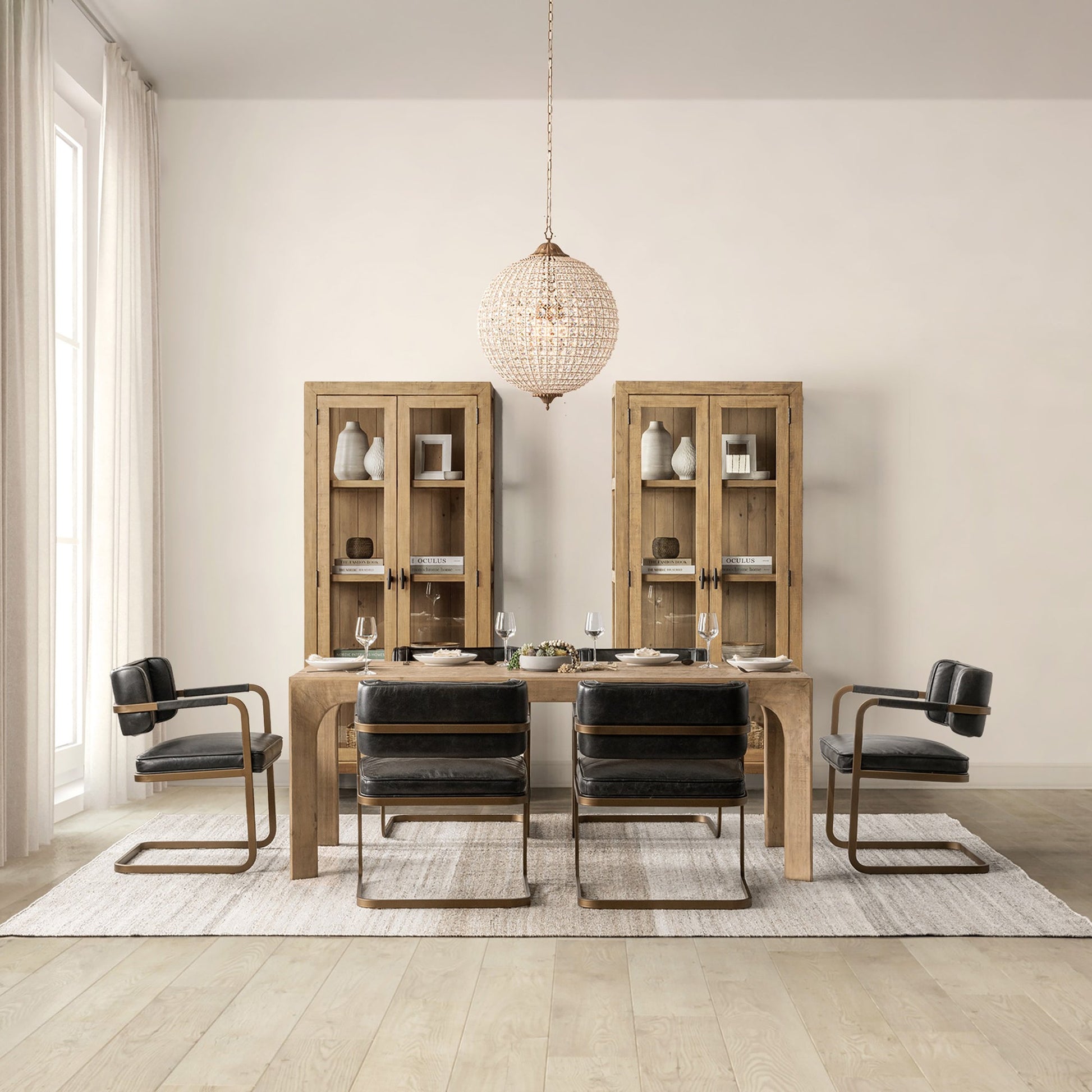 Warm Natural Reclaimed Pine Dining Table Crest Dining Table Collection