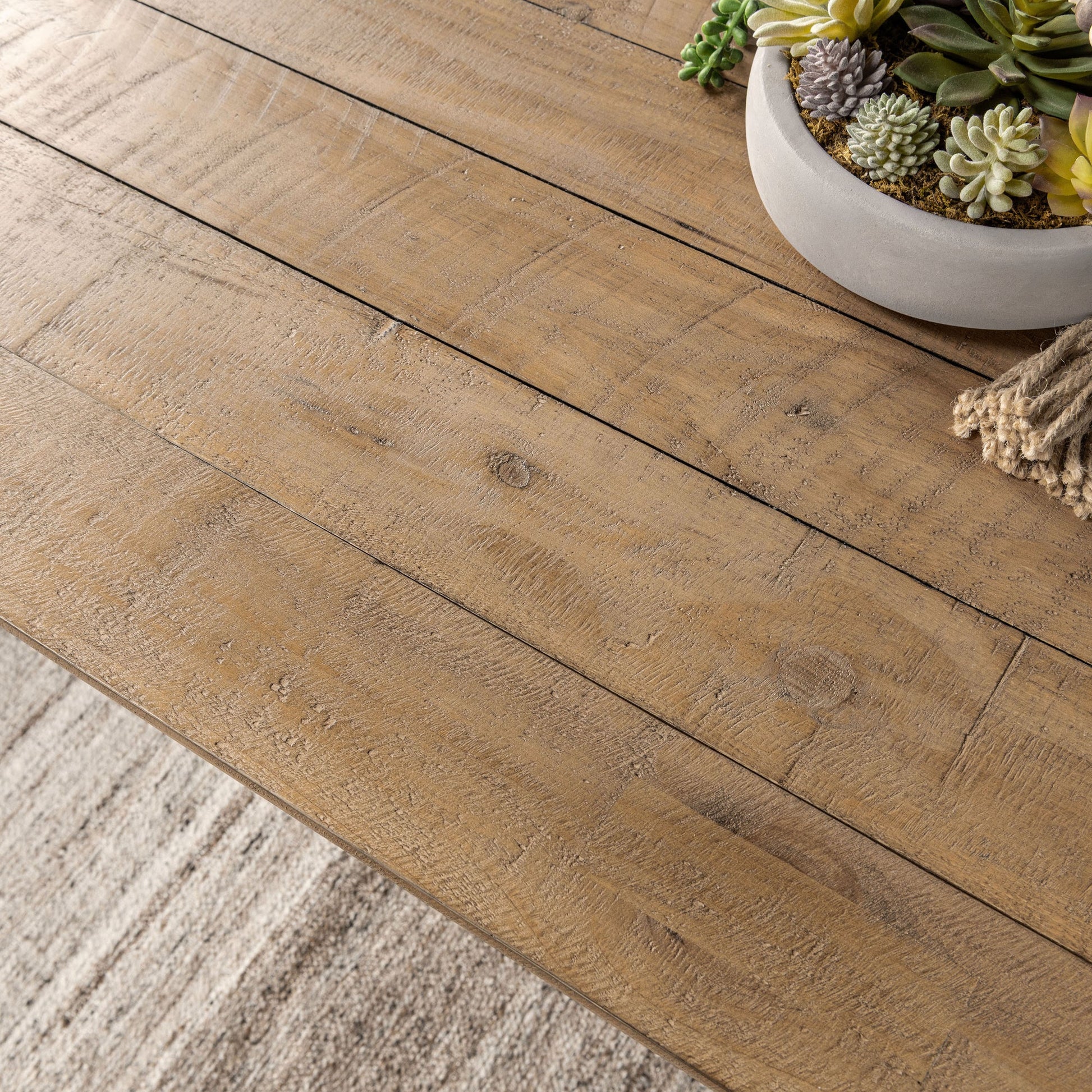 Warm Natural Reclaimed Pine Dining Table Crest Dining Table Collection