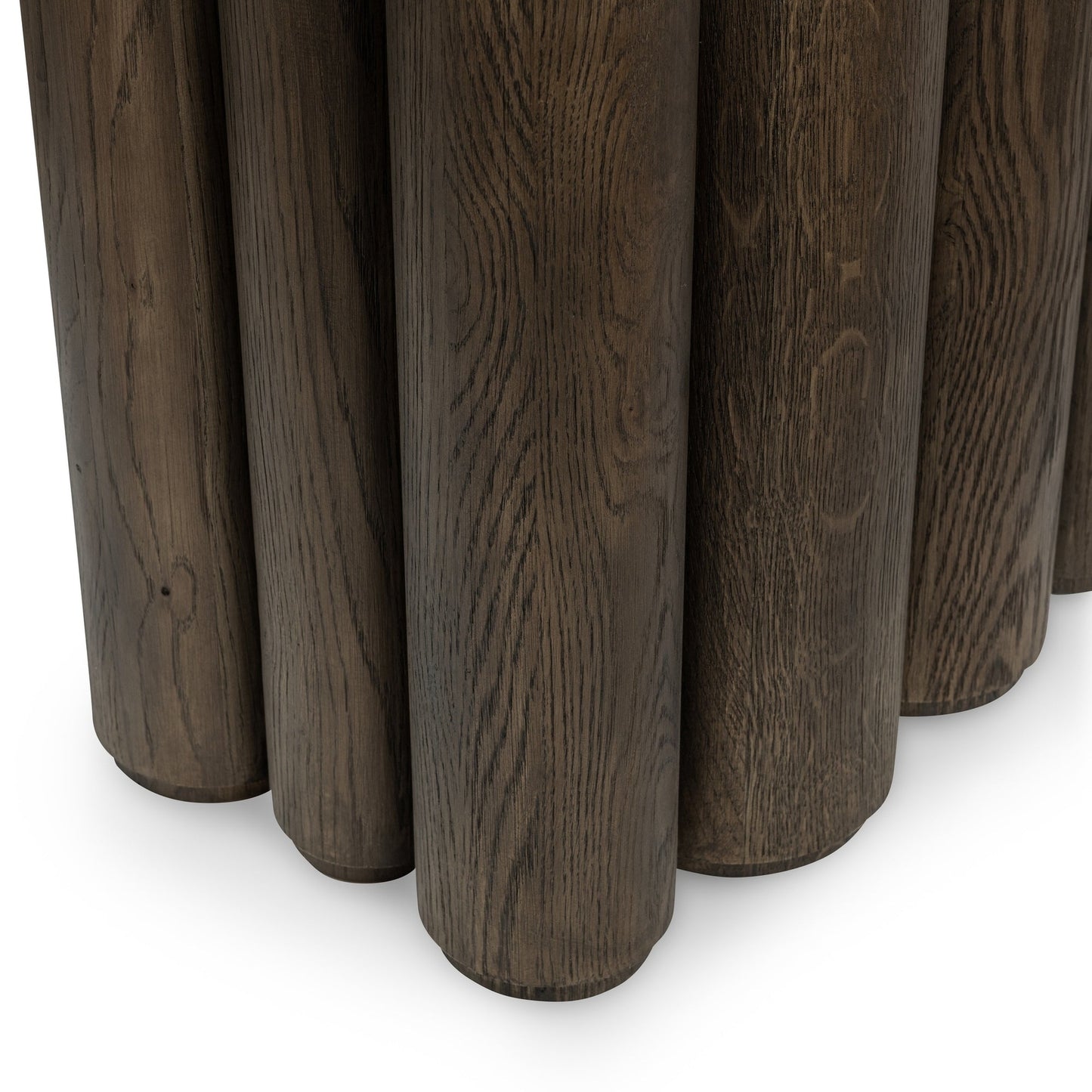 Toasted Brown Oak Wood Console Table Tiber Console Table Collection