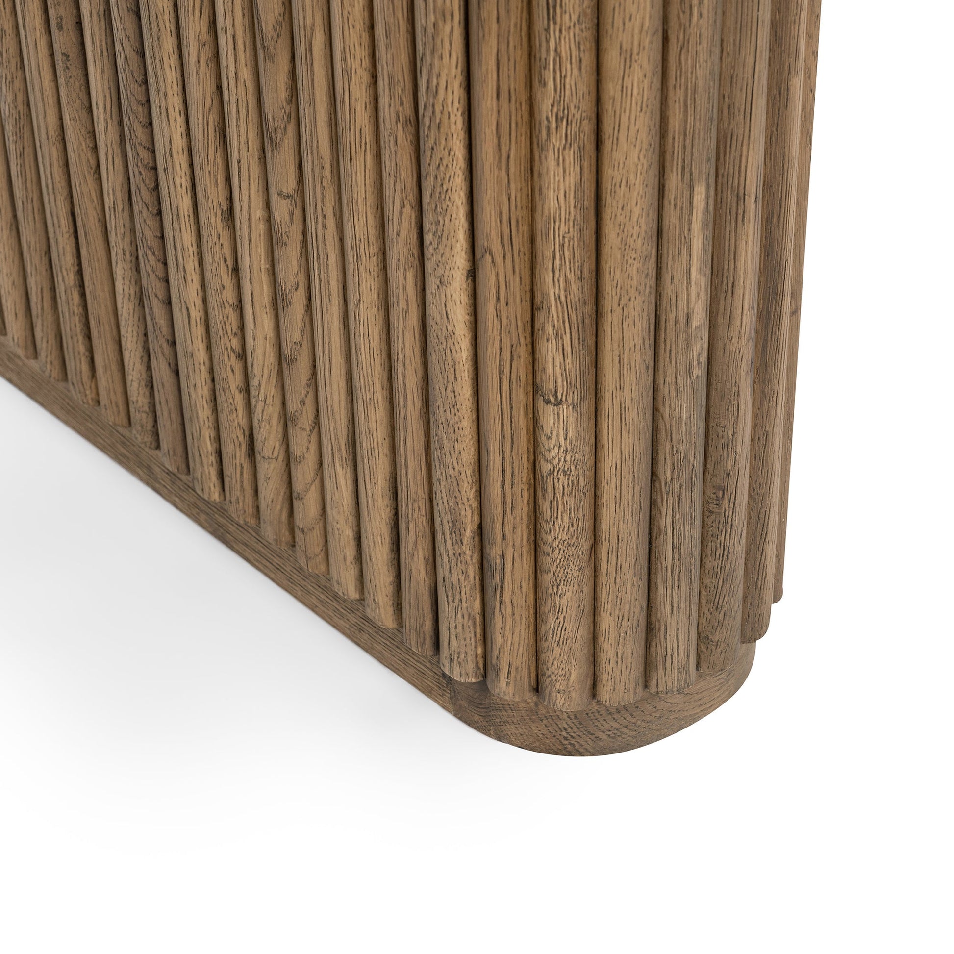 Tawny Brown Oak Veneer Dining Table Vander Dining Table Collection