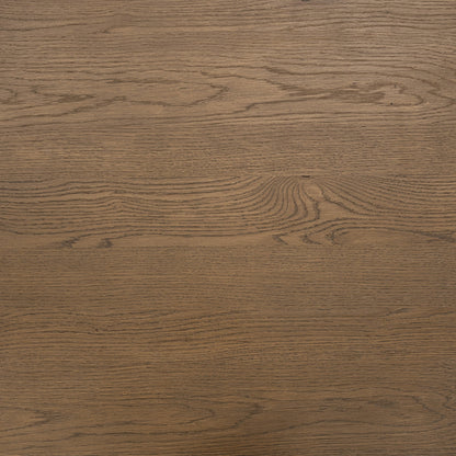 Tawny Brown Oak Veneer Dining Table Vander Dining Table Collection