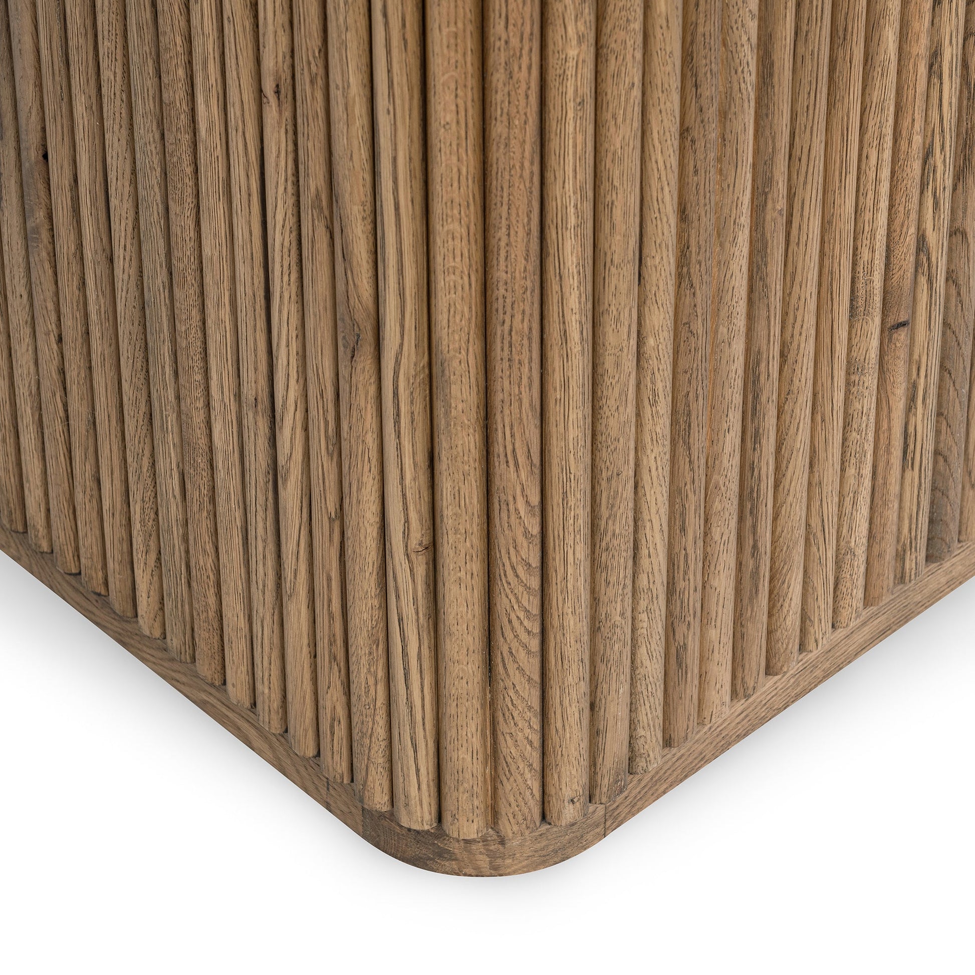 Tawny Brown Oak Veneer Dining Table Vander Dining Table Collection