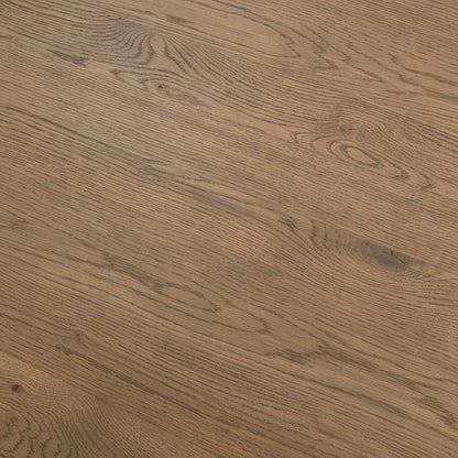 Tawny Brown Oak Veneer Dining Table Vander Dining Table Collection