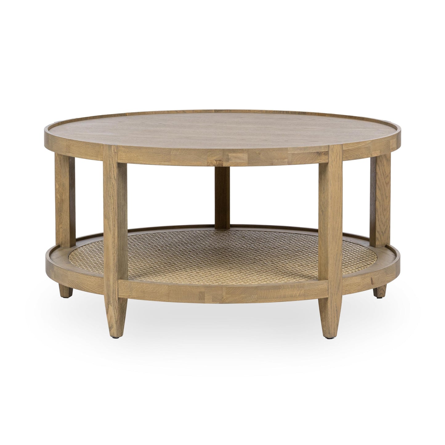 Khaki Mist Oak Veneer Coffee Table Devin Coffee Table Collection