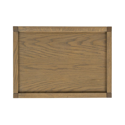 Khaki Mist Oak Veneer Accent & End Table Devin Nesting Accent Tables Collection
