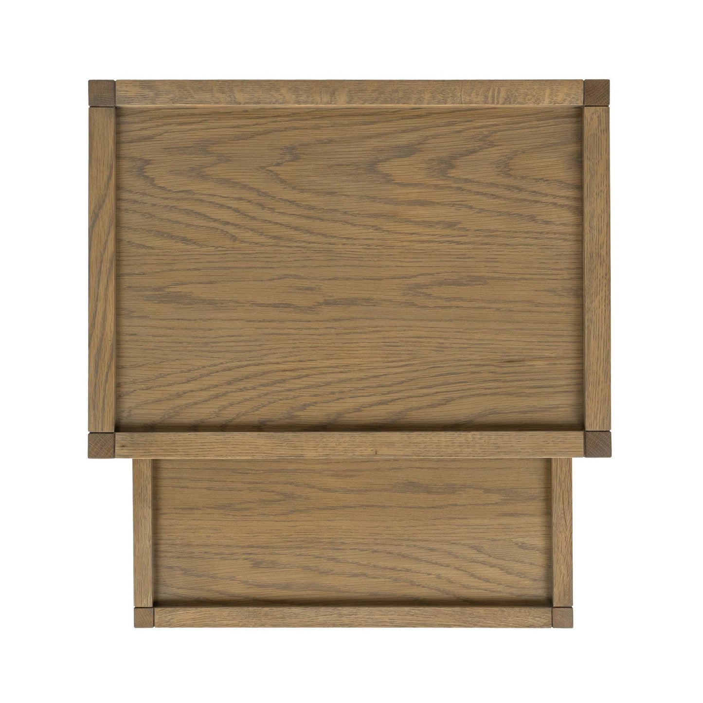 Khaki Mist Oak Veneer Accent & End Table Devin Nesting Accent Tables Collection