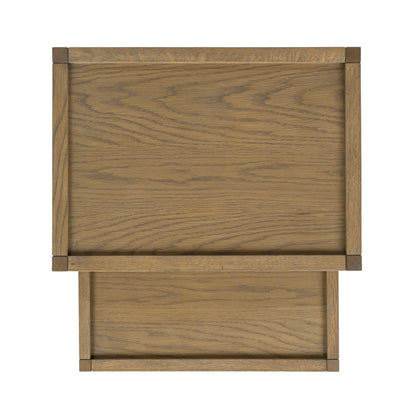 Khaki Mist Oak Veneer Accent & End Table Devin Nesting Accent Tables Collection