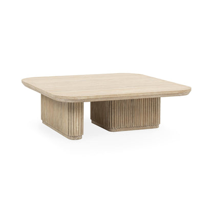 Cream Washed Oak Veneer Coffee Table Vander Coffee Table Collection