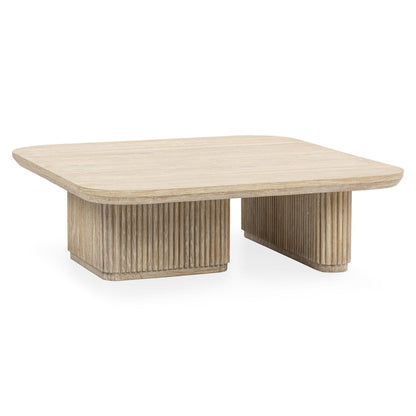 Cream Washed Oak Veneer Coffee Table Vander Coffee Table Collection