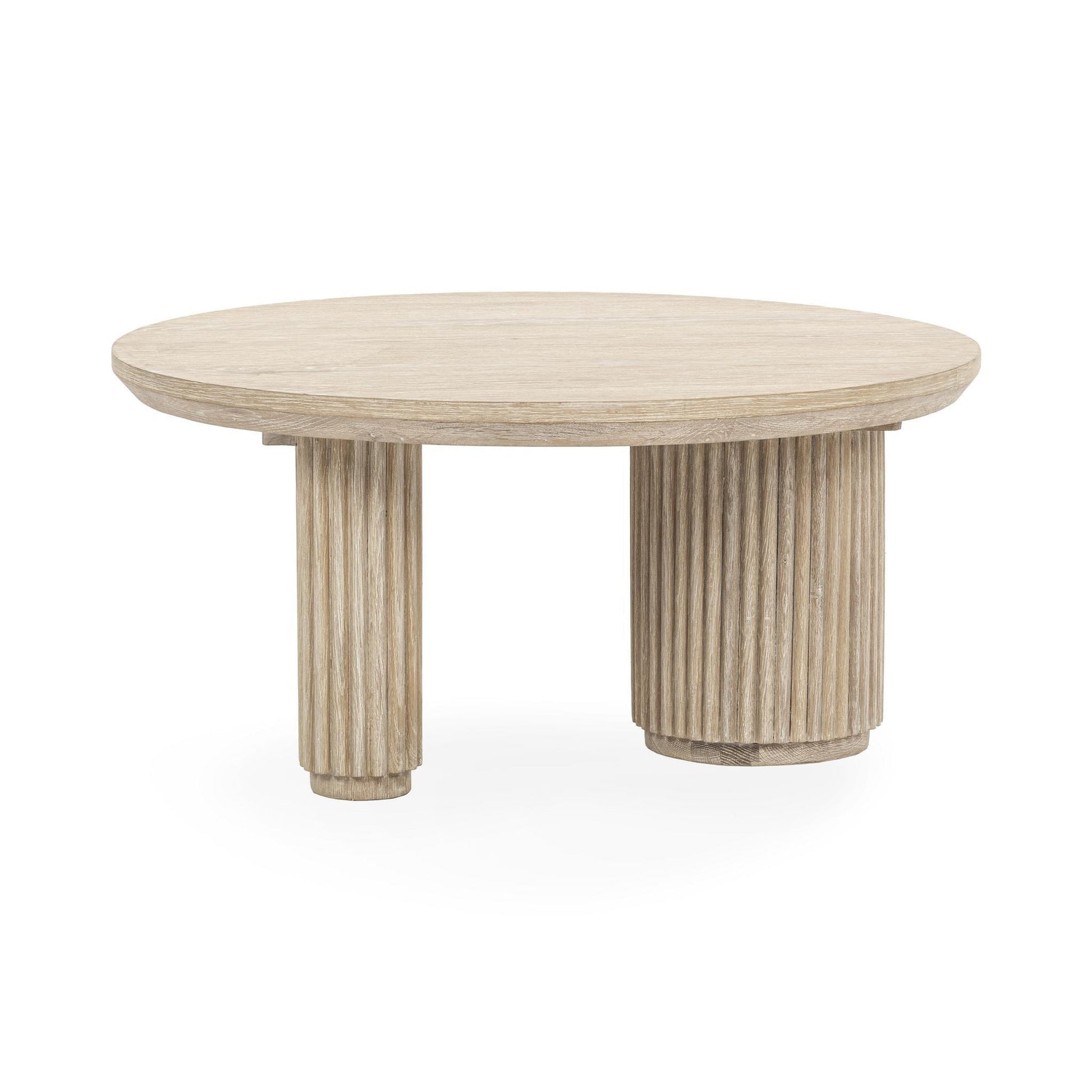 Cream Washed Oak Veneer Coffee Table Vander Coffee Table Collection