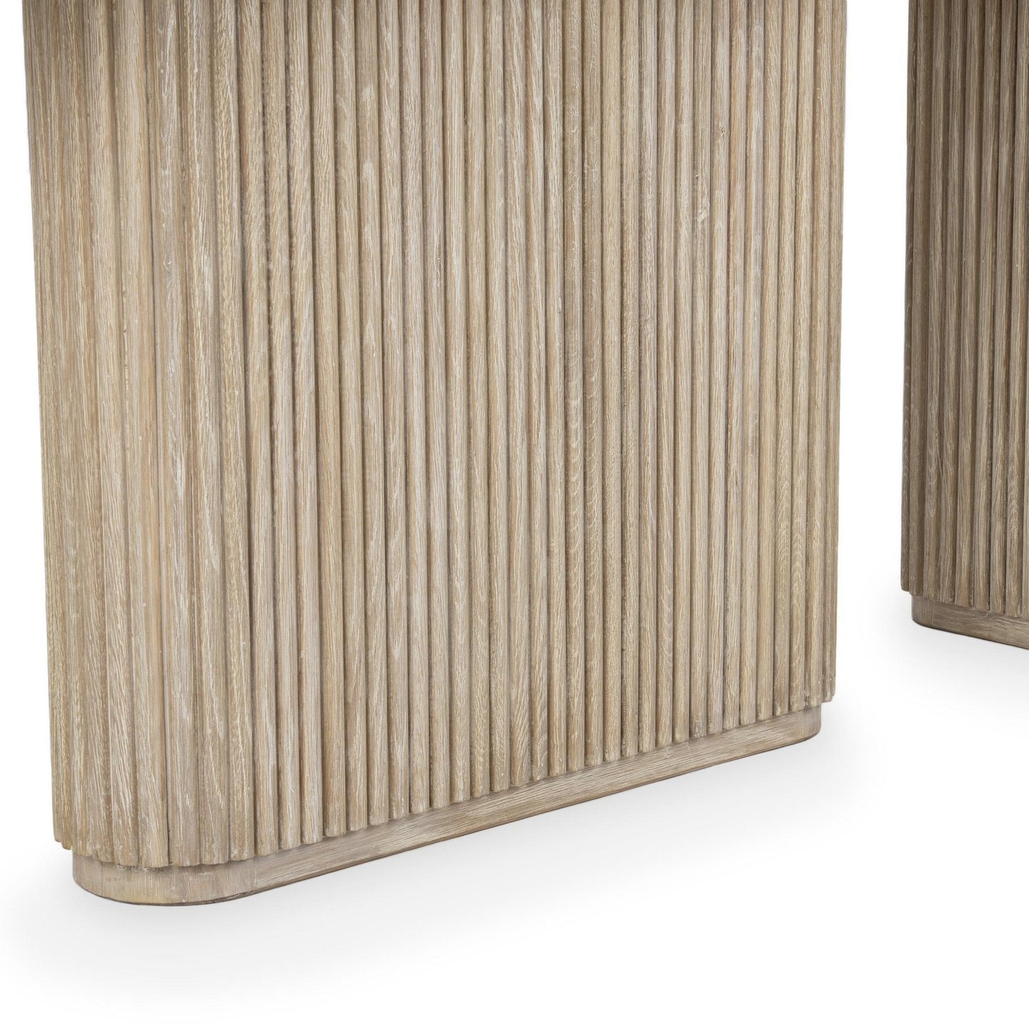 Cream Washed Oak Veneer Console Table Vander Console Table Collection
