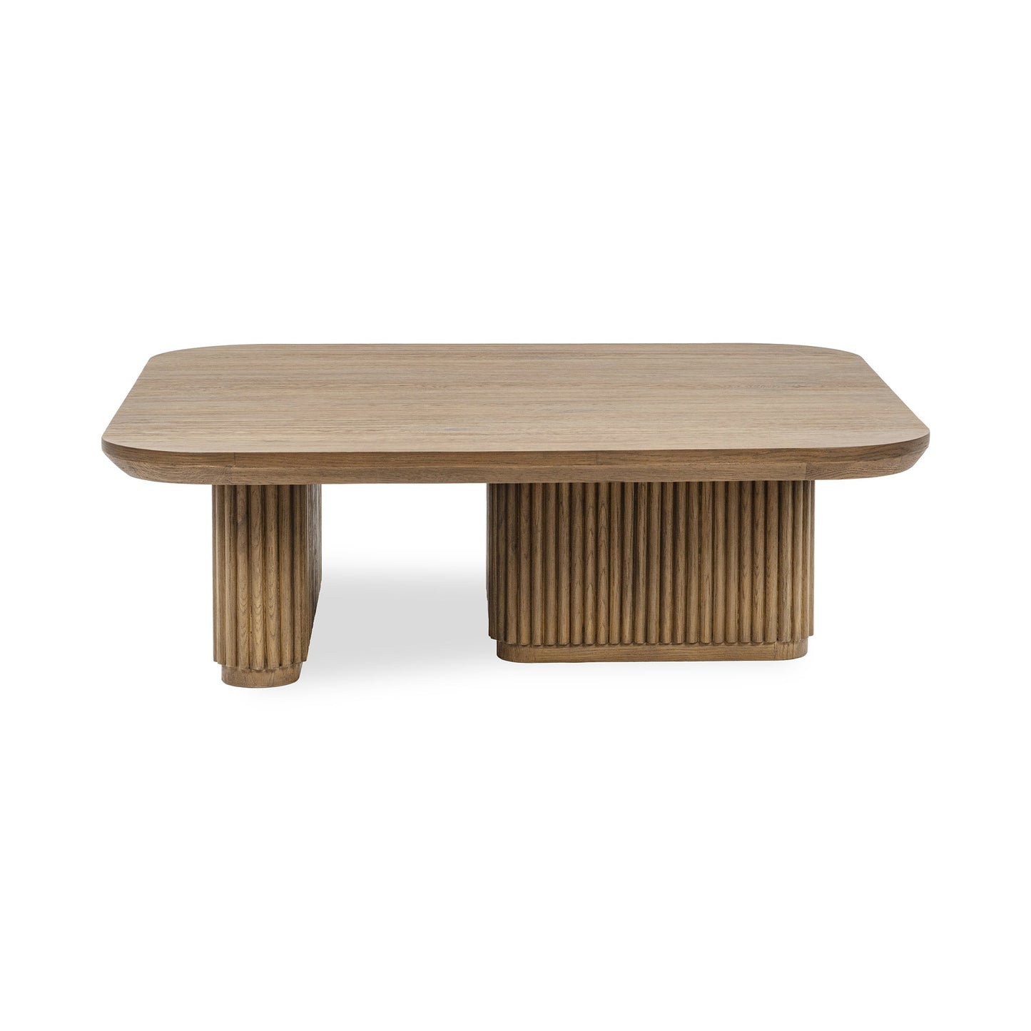 Tawny Brown Oak Veneer Coffee Table Vander Coffee Table Collection