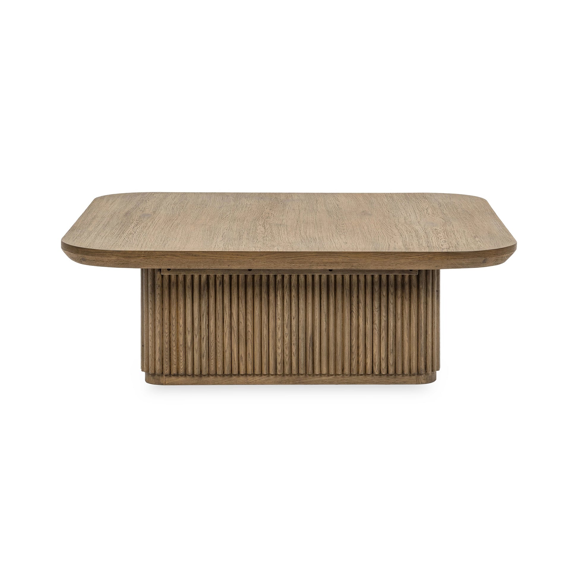 Tawny Brown Oak Veneer Coffee Table Vander Coffee Table Collection