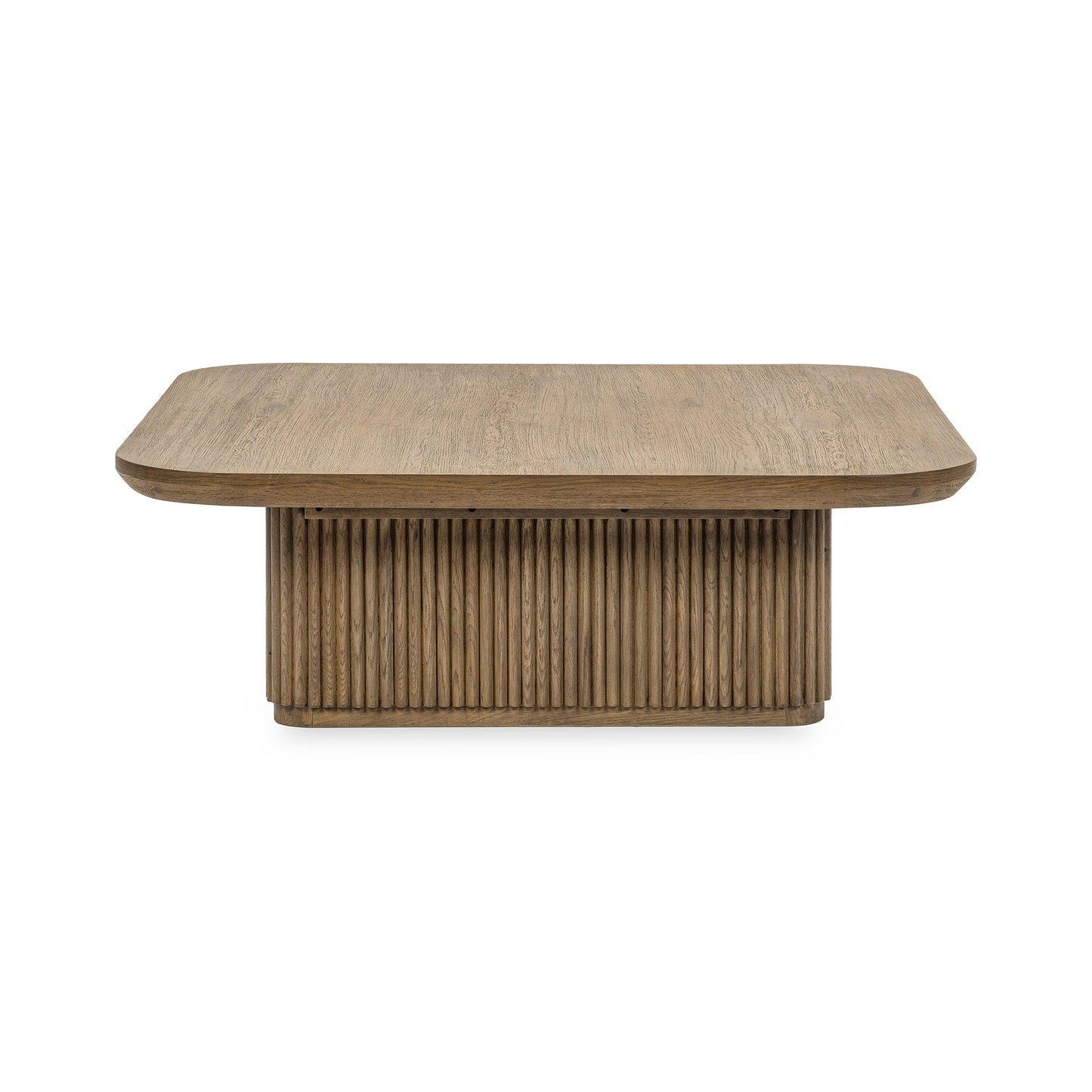 Tawny Brown Oak Veneer Coffee Table Vander Coffee Table Collection