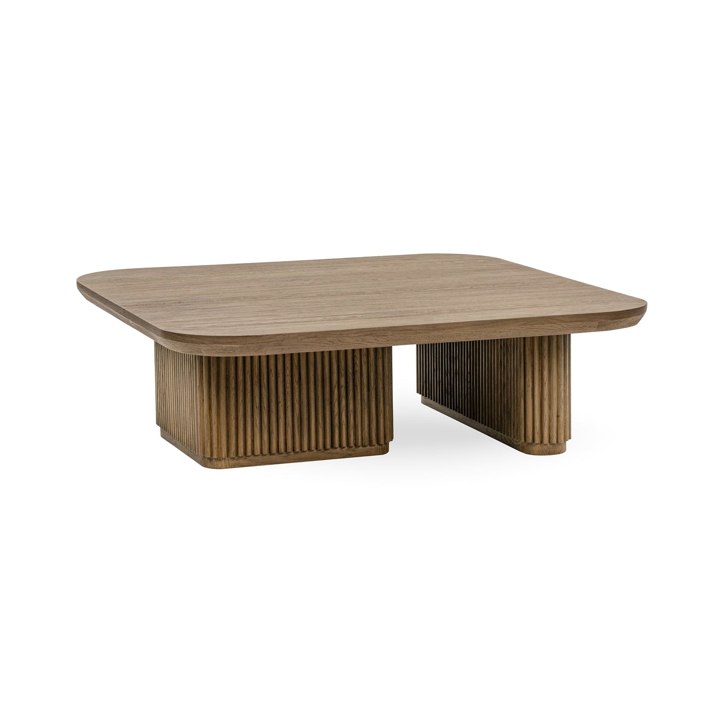 Tawny Brown Oak Veneer Coffee Table Vander Coffee Table Collection
