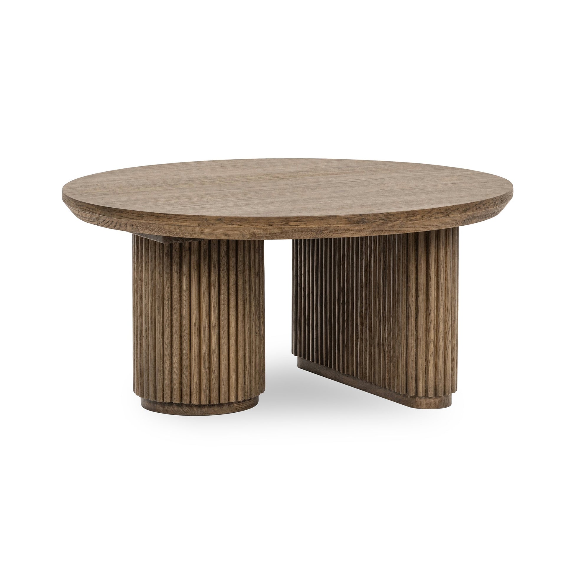 Tawny Brown Oak Veneer Coffee Table Vander Coffee Table Collection