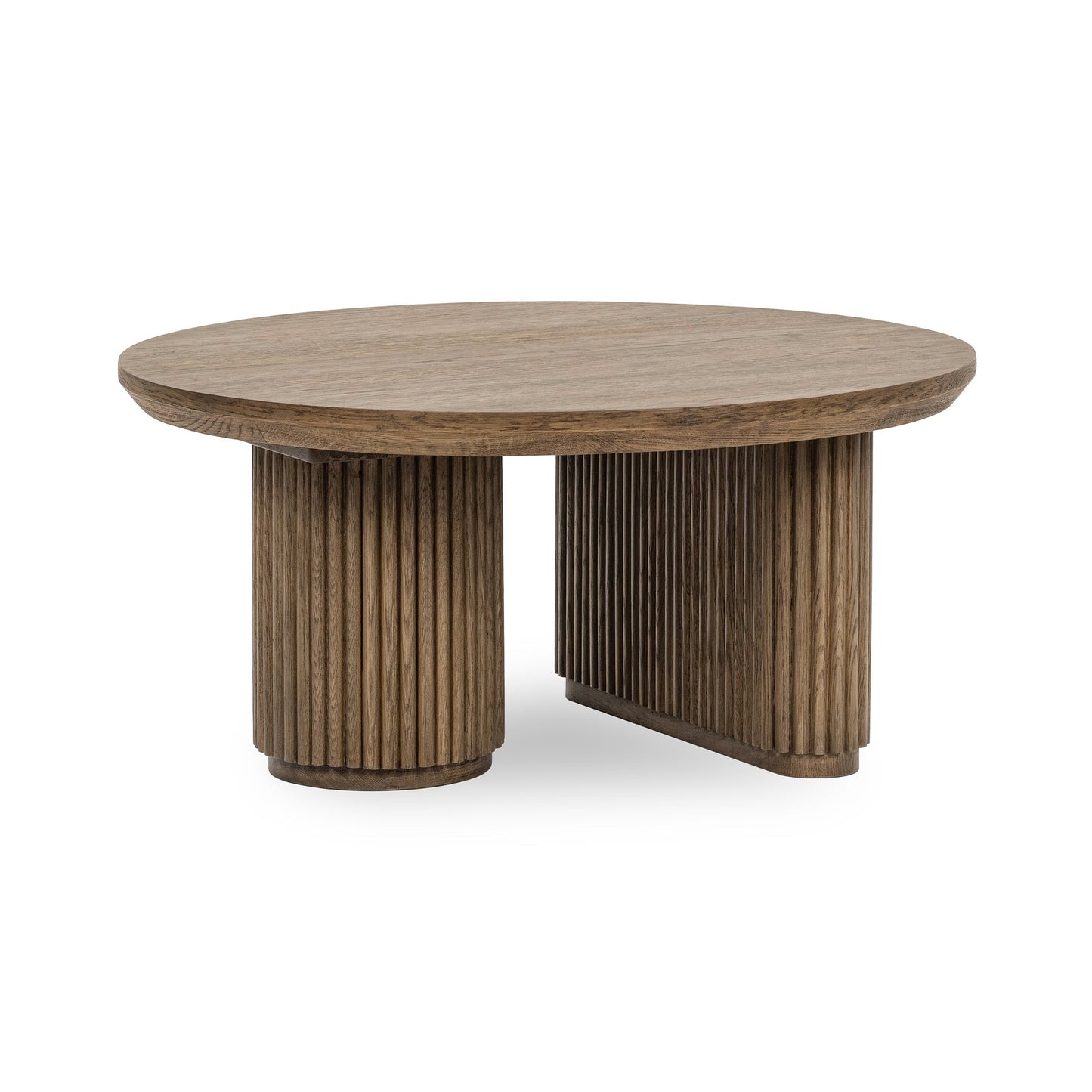Tawny Brown Oak Veneer Coffee Table Vander Coffee Table Collection
